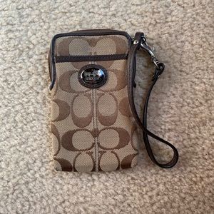 Coach phone holder/ card holder